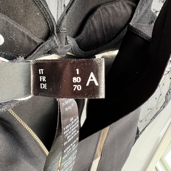 La Perla Black Label Ultra Rare Desire Neoprene Lace Zipper Bodysuit (Black) - Picture 8 of 10